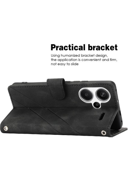 Xiaomi Redmi Not 13 Pro Artı Pu Deri Kayış Kickstand Için Filp Durumda (Yurt Dışından)