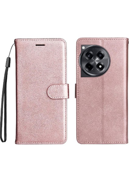 Kart Yuvası ile Oneplus 12R Iş Cüzdan Telefon Kılıfı Için Flip Case Katı (Yurt Dışından)