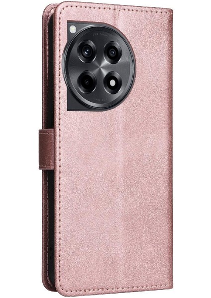 Kart Yuvası ile Oneplus 12R Iş Cüzdan Telefon Kılıfı Için Flip Case Katı (Yurt Dışından)