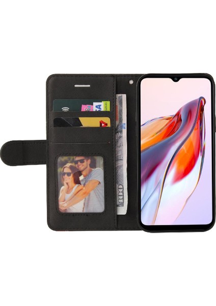 Xiaomi Redmi 12C Iki Renkli Dikiş Için Kılıf Kickstand Koruyucu Pu Flip (Yurt Dışından) fırsatları