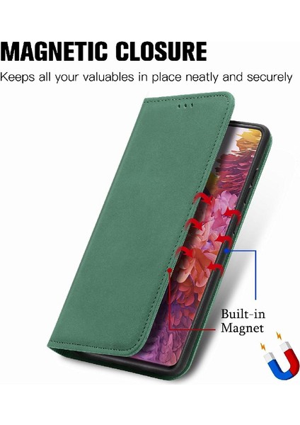 Samsung Shockproof Fe Darbeye Dayanıklı Basit Iş Cüzdan Deri Kılıf (Yurt Dışından) fırsatları