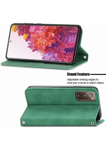 Samsung Shockproof Fe Darbeye Dayanıklı Basit Iş Cüzdan Deri Kılıf (Yurt Dışından) indirimleri