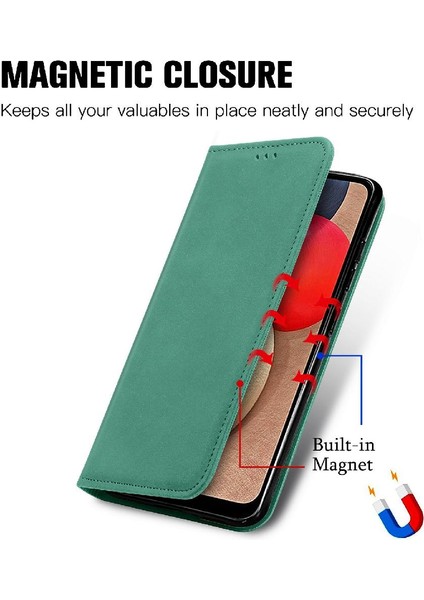 Samsung A02S Cüzdan Basit Iş Darbeye Deri Kılıf Flip (Yurt Dışından)