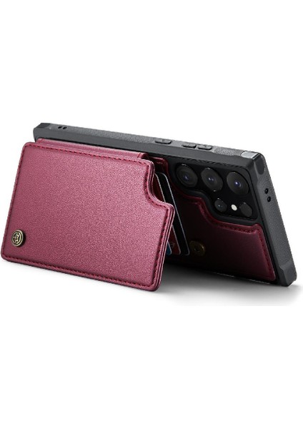 Samsung Galaxy S24 Ultra Kart Tutucu Pu Deri Için Caseme Cüzdan Kılıf (Yurt Dışından) fiyatları