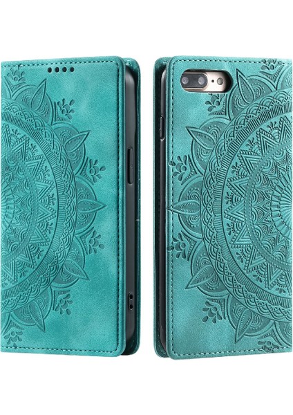 IPhone 6 Için Kılıf Artı/6s Artı Pu Deri Yan Toka Kart Ekleme (Yurt Dışından)
