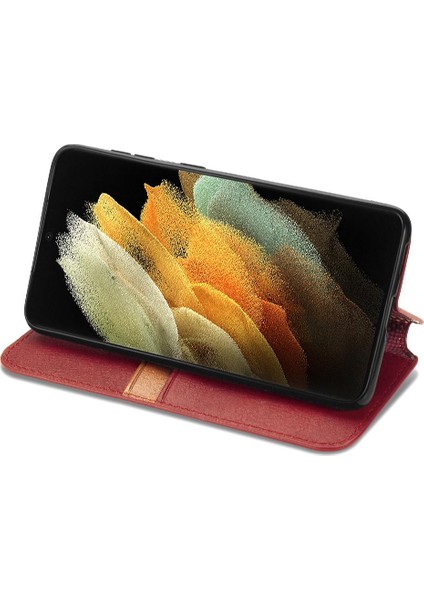 Samsung Galaxy S21 Ultra Zarif Iş Cüzdan Fonksiyonu Için Kılıf Çevirin (Yurt Dışından) fiyatları