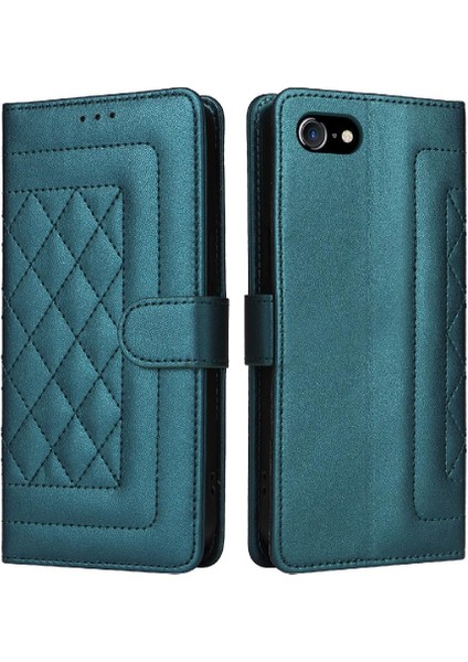 Iphone 7/8 Için Flip Case Basit Iş Cüzdan Darbeye Deri Kılıf (Yurt Dışından)