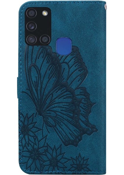 Samsung Galaxy A21S Flip Telefon Kılıfı Deri Cüzdan ile Kart (Yurt Dışından) indirimleri