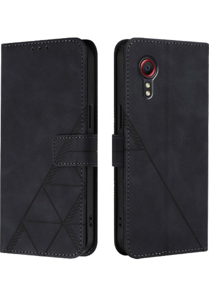 Samsung Galaxy Xcover 5 Için Kılıf Cüzdan Kapak Pu Deri Flip Folio Kitap (Yurt Dışından)