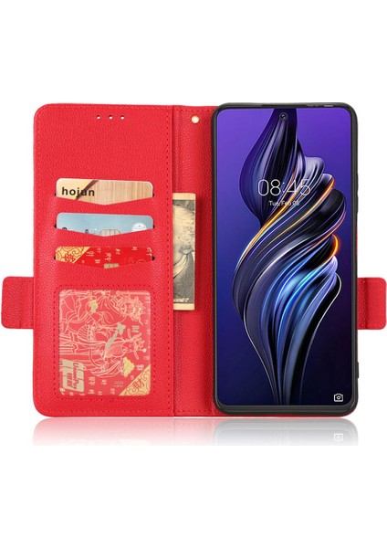 Tecno Pova 3 Kart Yuvaları Için Kılıf Tutucu Yan Toka Pu Deri Cüzdan (Yurt Dışından) fiyatları