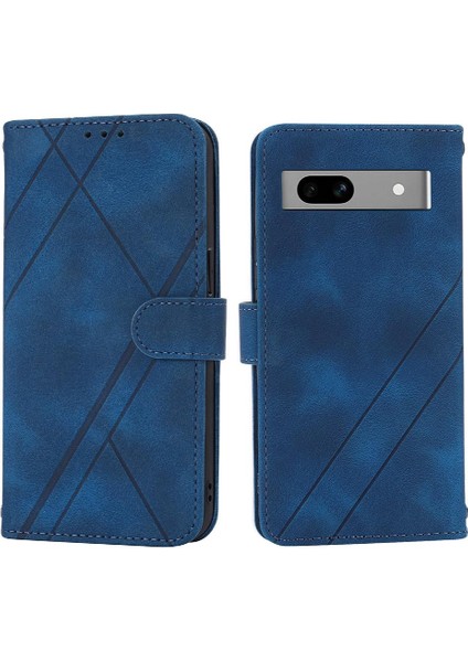 Google Pixel 7A Anti Scratch Kredi Kartı Tutucu Kickstand Pu Için Filp Durumda (Yurt Dışından)