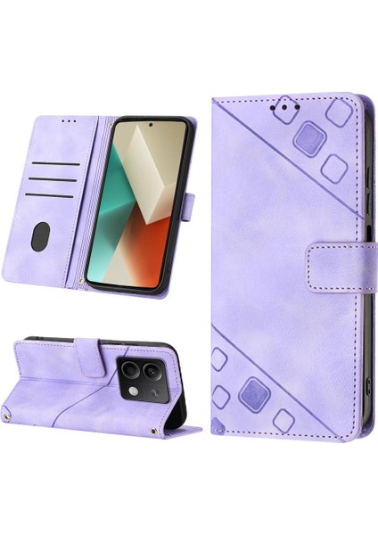 Xiaomi Redmi Not 13 Için Kılıf 5g Cüzdan Kapak Çevirin Kart Tutucu Manyetik (Yurt Dışından)