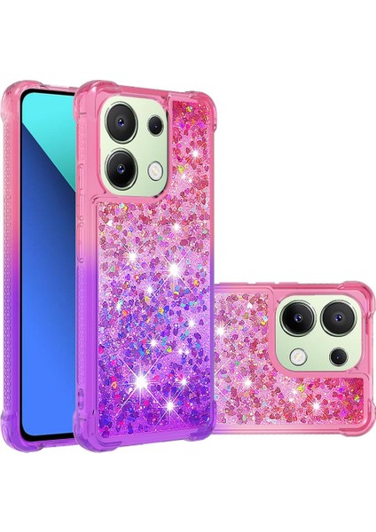Xiaomi Redmi Için Not 13 4g Akan Sparkle Hareketli Kapak Temizle Tampon (Yurt Dışından)