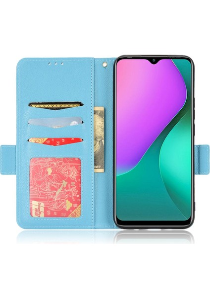 Infinix Sıcak 10 Oyun Pu Deri Yan Toka Kart Yuvaları Tutucu (Yurt Dışından)