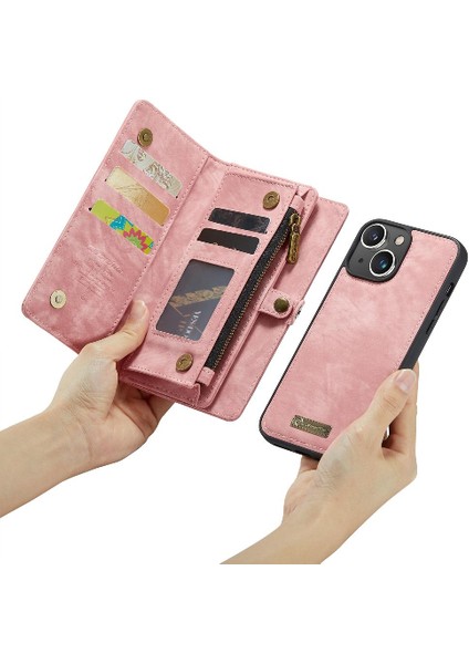 Iphone 15 Güçlü Manyetik Cüzdan Kapak ile Üçe Katlanan (Yurt Dışından) indirimleri