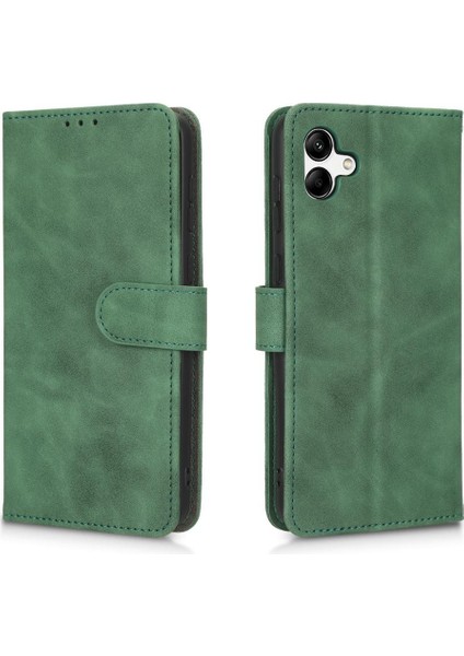 Samsung Galaxy A04 4g Tam Koruma Deri Folio Flip Case (Yurt Dışından)