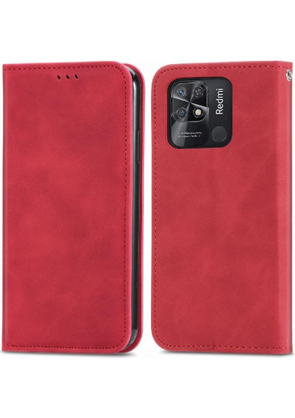 Redmi 10C Flip Kapak Için Basit Iş Deri Kılıf Cüzdan (Yurt Dışından) indirimleri