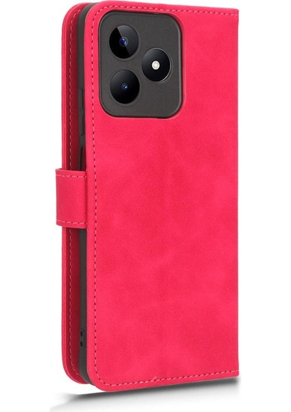 Realme C53 4g Kart Ekleme Deri Için Kılıf Folio Flip Case Tam (Yurt Dışından)