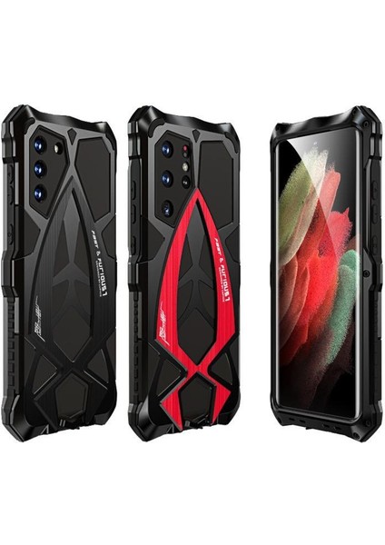 Samsung Galaxy S21 Ağır Hibrit Metal Tampon Dahili Sınıf (Yurt Dışından)