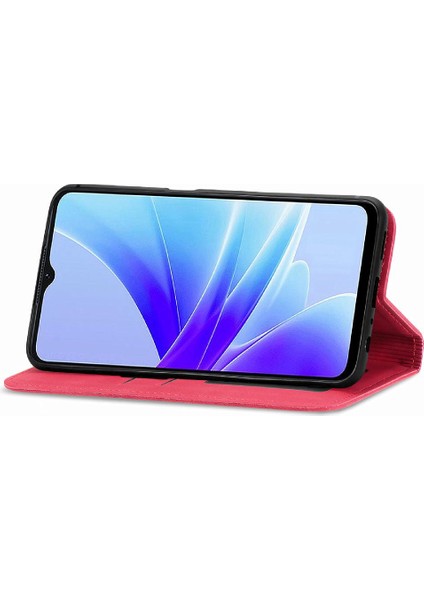 Oppo A57S Kordon Basit Iş Fermuar Cüzdan Deri Kılıf (Yurt Dışından)
