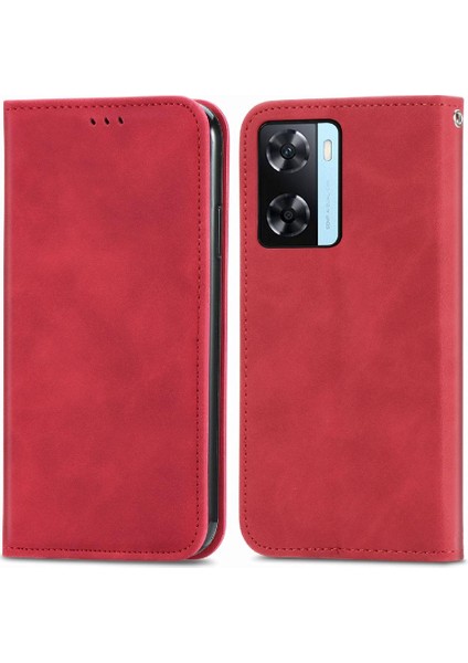 Oppo A57S Kordon Basit Iş Fermuar Cüzdan Deri Kılıf (Yurt Dışından)