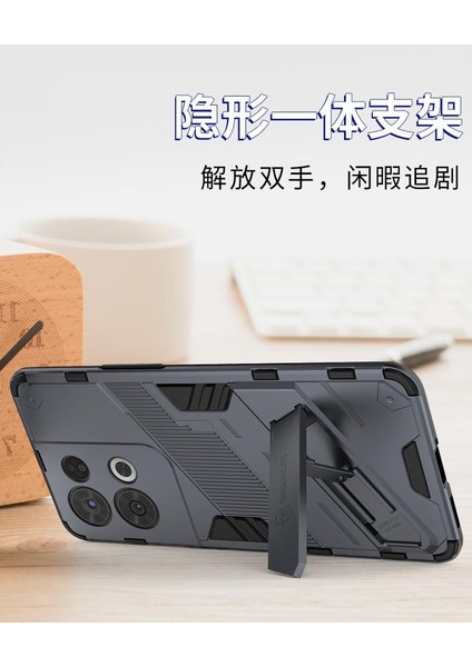 Oppo Oppo 8 Pro 5g Koruyucu Kapak Için Kılıf Kickstand Sağlam Askeri (Yurt Dışından)