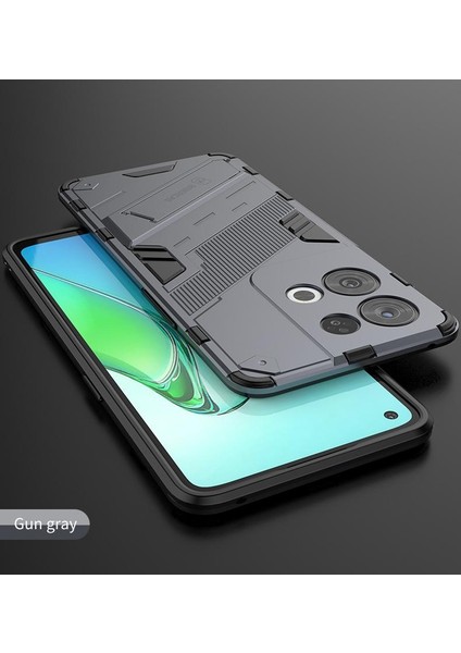 Oppo Oppo 8 Pro 5g Koruyucu Kapak Için Kılıf Kickstand Sağlam Askeri (Yurt Dışından)