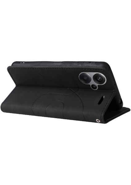 Xiaomi Redmi Not Için Kılıf 13 Pro Artı Kart Yuvası Standı ile Pu Deri (Yurt Dışından)
