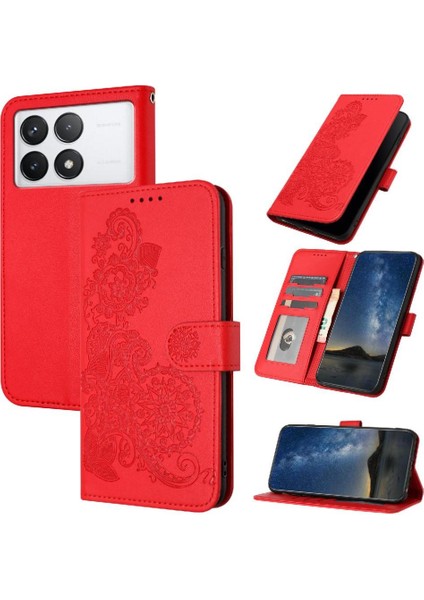 Xiaomi Redmi Için Kılıf K70 Kickstand Koruyucu Pu Deri Manyetik ile (Yurt Dışından)