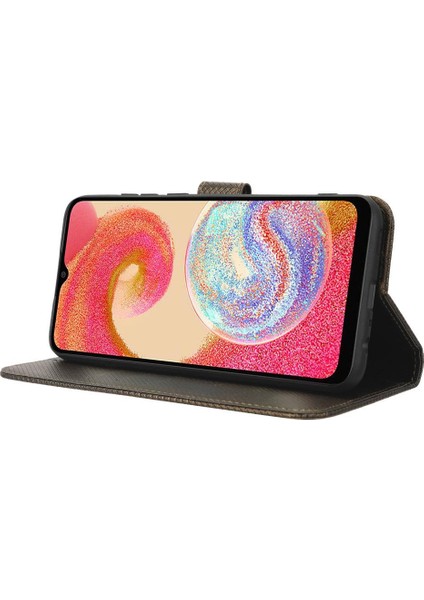 Samsung Galaxy A04E Kickstand Kart Tutucu Manyetik Cüzdan Kapak Için Kılıf (Yurt Dışından) fırsatları