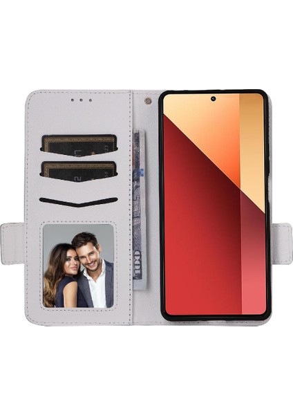 Xiaomi Redmi Için Not 13 Pro 4g Yan Toka Cüzdan Pu Deri Kart (Yurt Dışından)