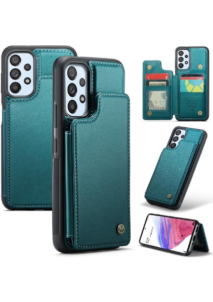 Samsung Galaxy A53 5g Ince Darbeye Vaka Pu Rfıd Için Caseme Cüzdan Kılıf (Yurt Dışından)
