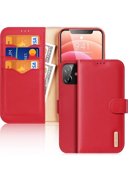 Dux Duduiphone 12 Mini Kapak Için Kılıf Manyetik Kapatma Flip Case Kılıf (Yurt Dışından)
