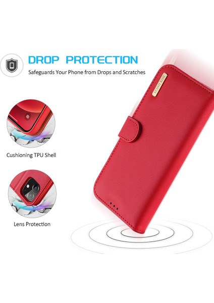 Dux Duduiphone 12 Mini Kapak Için Kılıf Manyetik Kapatma Flip Case Kılıf (Yurt Dışından)