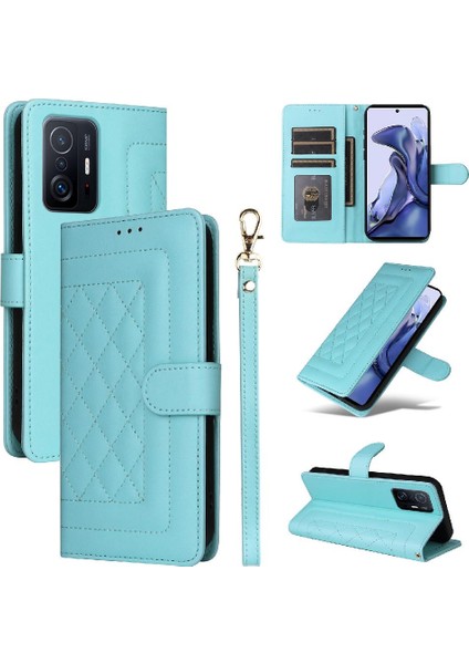 Xiaomi 11T/11T Pro Için Flip Case Deri Kılıf Kapak Darbeye (Yurt Dışından)