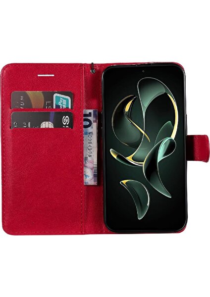 BDT Market Kart Yuvası ile Xiaomi Redmi K60 Ultra Yüksek Kaliteli Deri Için Flip Case (Yurt Dışından)