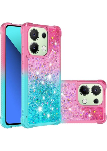 Xiaomi Redmi Için Not 13 4g Akan Sparkle Hareketli Kapak Temizle Tampon (Yurt Dışından)