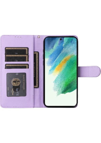 Samsung Galaxy S21 Fe Cüzdan Deri Kılıf Için Flip Case Basit Iş (Yurt Dışından)