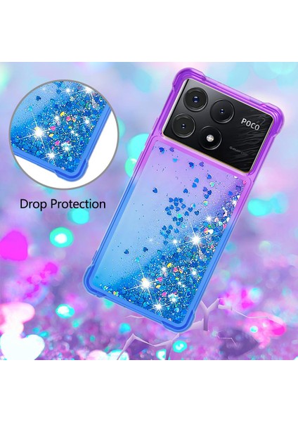 Xiaomi Poco X6 Pro Akan Sparkle Hareketli Kapak Temizle Tampon (Yurt Dışından) modelleri