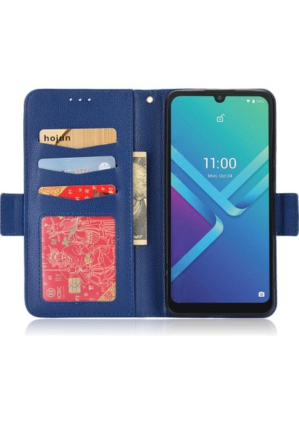 Wiko Y82 Manyetik Yan Toka Pu Deri Cüzdan Kart Yuvaları Tutucu (Yurt Dışından) fırsatları
