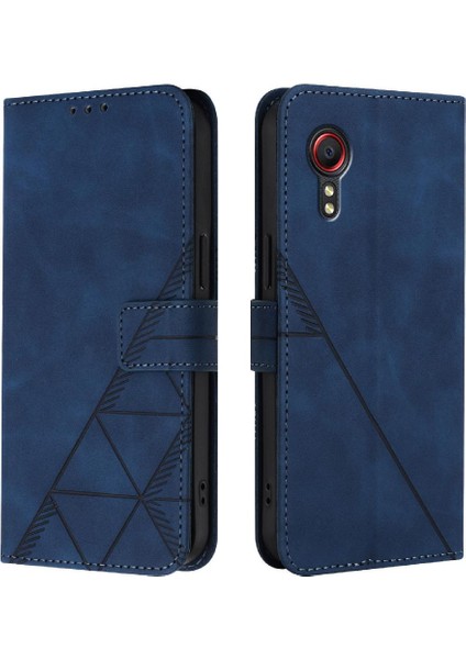 Samsung Galaxy Xcover 5 Için Kılıf Cüzdan Kapak Pu Deri Flip Folio Kitap (Yurt Dışından)