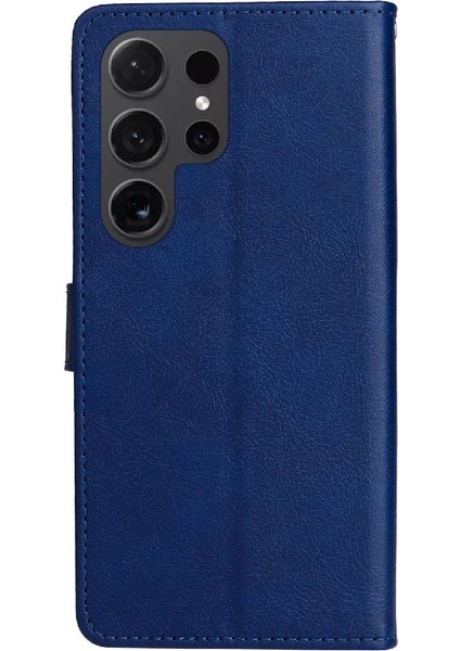 Kart Yuvası Klasik Düz Renk ile Samsung Galaxy S24 Ultra Için Flip Case (Yurt Dışından) indirimleri