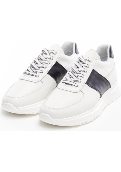 Bağcıklı Deri Erkek Sneaker