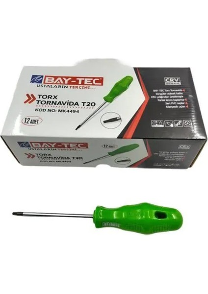 Torx T40 Çamaşır Bulaşık Makinesi Fırın Kapağı Sökme Tornavidası 1 Adet