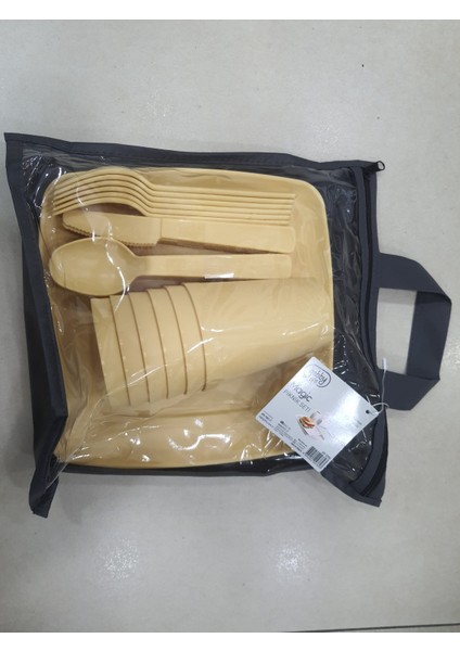 Hobby Life Magıc 6 Kişilik Piknik Seti 31 Parça-Sarı