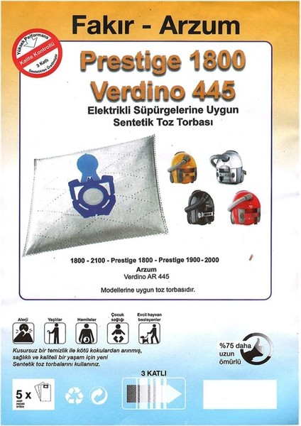 Sms 5 Li Pet Fakir Prestige 1800