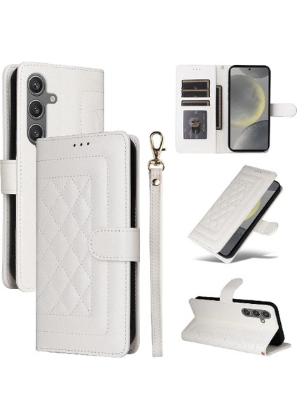 Samsung Galaxy S24 Artı Flip Kapak Için Flip Case Darbeye Deri Kılıf (Yurt Dışından) modelleri