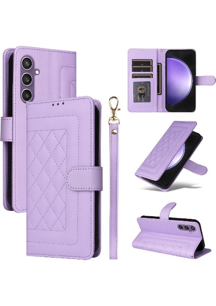 Samsung Galaxy S23 Fe Için Flip Case Kapak Darbeye Deri Kılıf (Yurt Dışından)