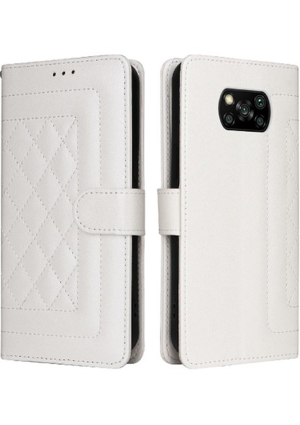 Xiaomi Poco X3 Nfc Cüzdan Flip Kapak Için Flip Case Basit Iş Deri (Yurt Dışından)