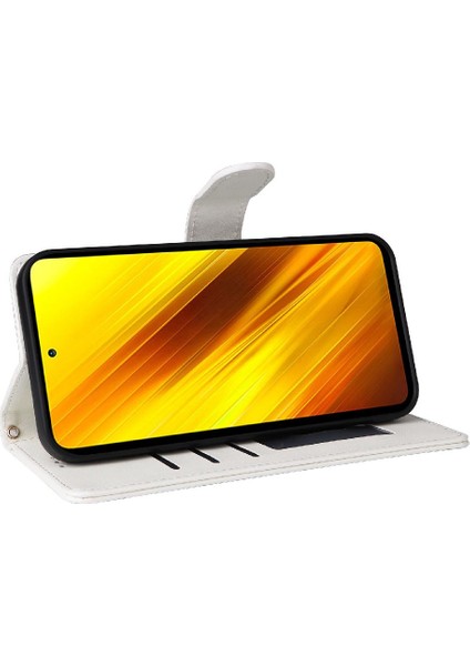 Xiaomi Poco X3 Nfc Cüzdan Flip Kapak Için Flip Case Basit Iş Deri (Yurt Dışından)